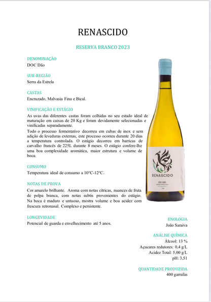 Vinho Branco Renascido