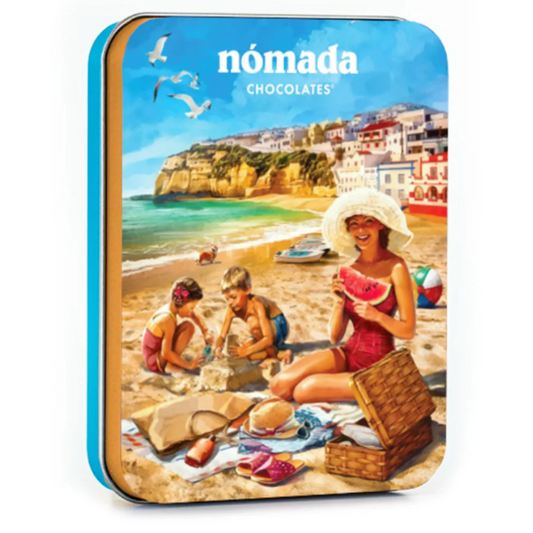 Lata de Chocolate "Algarve" Nómada Chocolates 50g