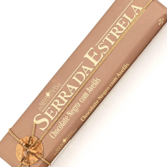 Tablete de Chocolate Negro com Avelãs "Serra da Estrela" 300g