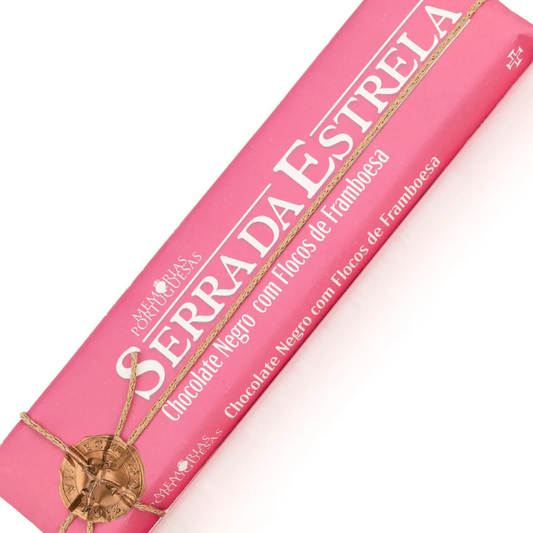 Tablete de Chocolate Negro com Framboesa "Serra da Estrela" 300g